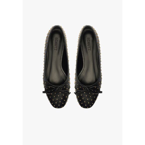 Schutz Arissa Studded Flats - Picture 1 of 7